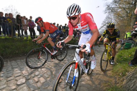 Van der Poel overcomes frightening Flanders crash to finish fourth