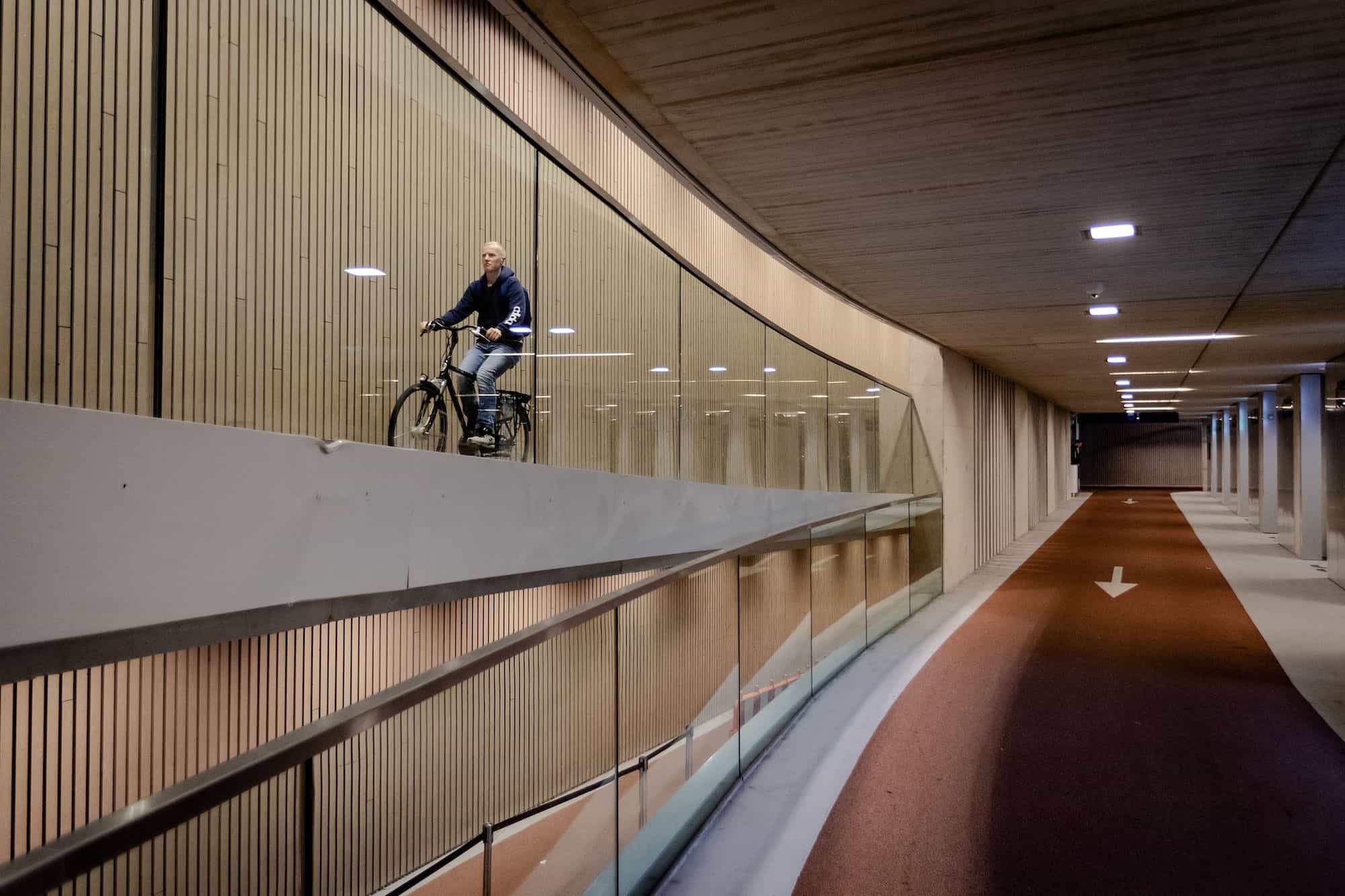 Netherlands opens world’s biggest parking garage for cyclists