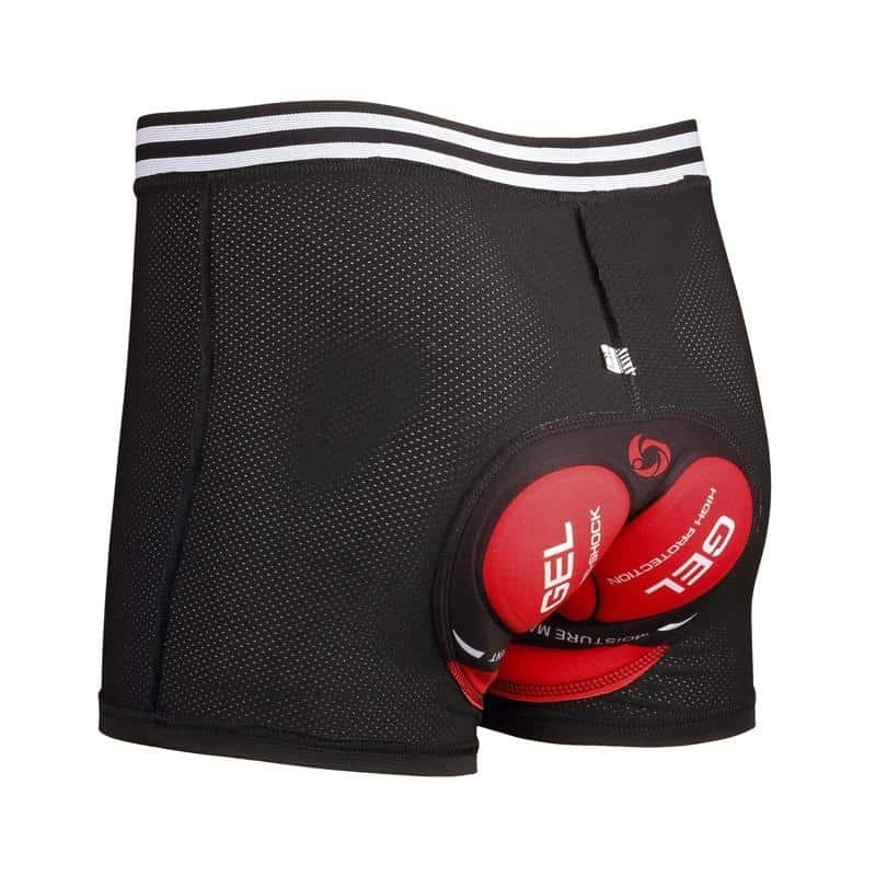 thumbnail image 2 of WOSAWE Gel Padded Bike Cycling Shorts 5D - Men's XL Black 2 of 6