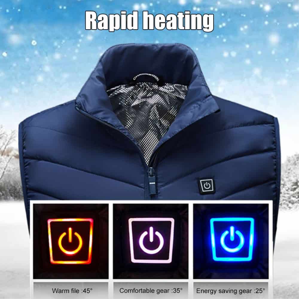 USB Charging Heated Vest | Bike Accessories World