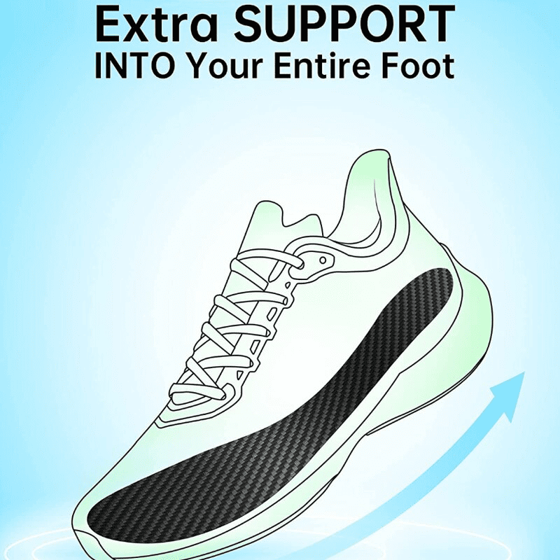 thumbnail image 2 of Carbon Fiber Insoles – Sports Shoe Midsole Inserts For Soccer, Basketball, Boots (1 Pair) 2 of 6